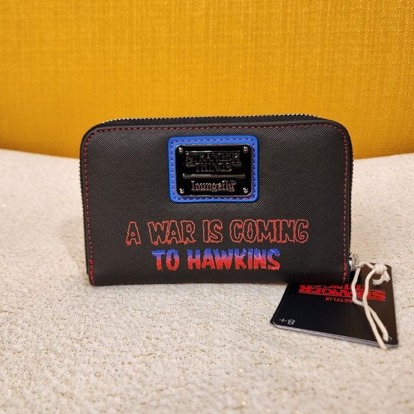 Loungefly Stranger Things Upside Down Shadows Zip Around Wallet NEW - Picture 13 of 14